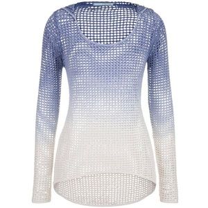 Hooded long sleeve shirt